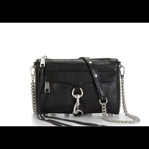Rebecca Minkoff crossbody black leather bag
